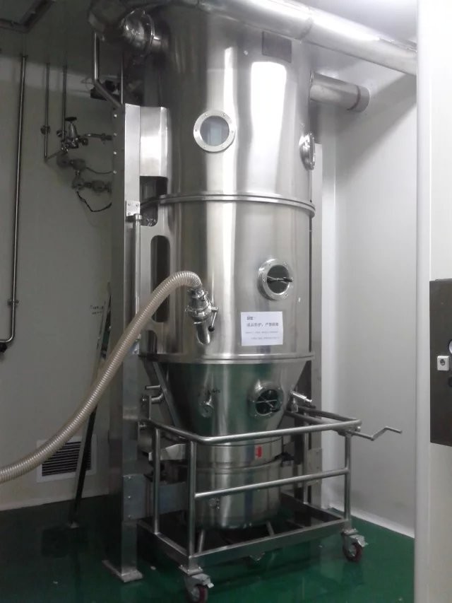 SS304 SS316 Fluid Bed Wet Granule Drying Machine PHARM , FOODSTUFF