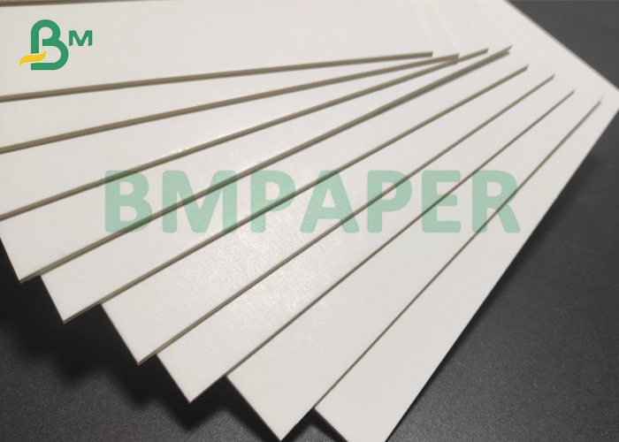 Double-sided white cardboard