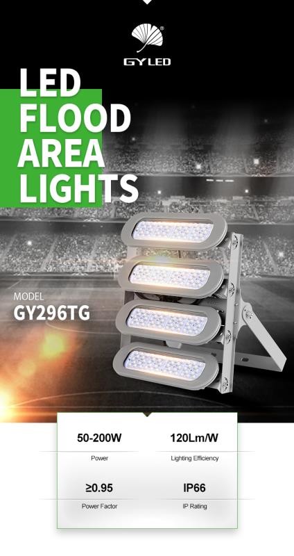 Narrow Beam Spot 135W 4000k Waterproof LED Stadium Flood Lights