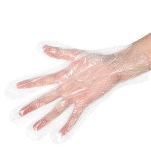 Buy cheap Disposable Plastic Polyethylene Gloves Sterile For Cooking , Hair Dyeing product