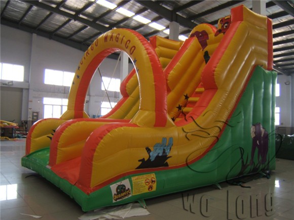 new design popular inflatable slide for kids