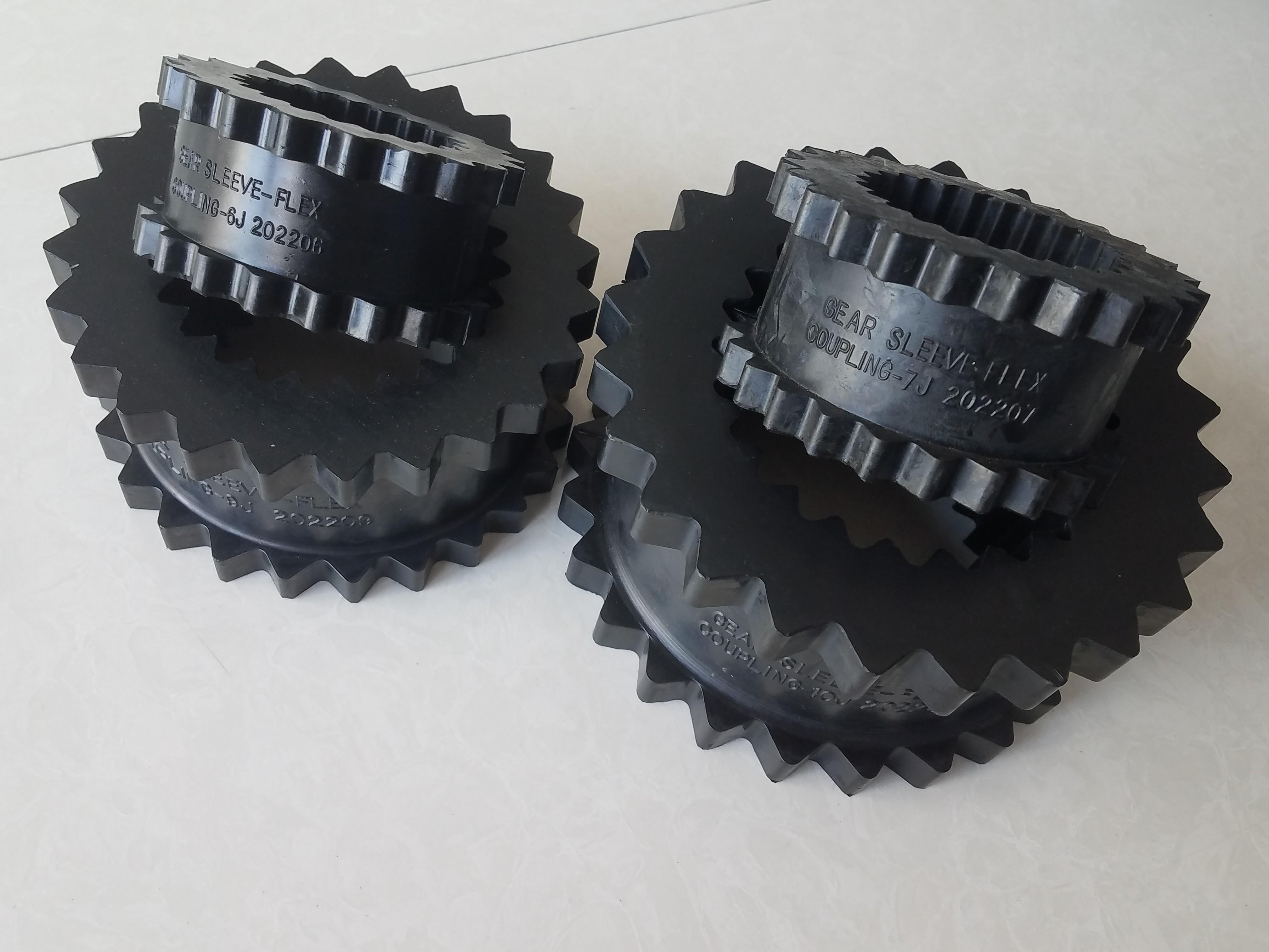 3j - 11j Gear Coupling / Polyurethane Coupling for Air Compressor OEM