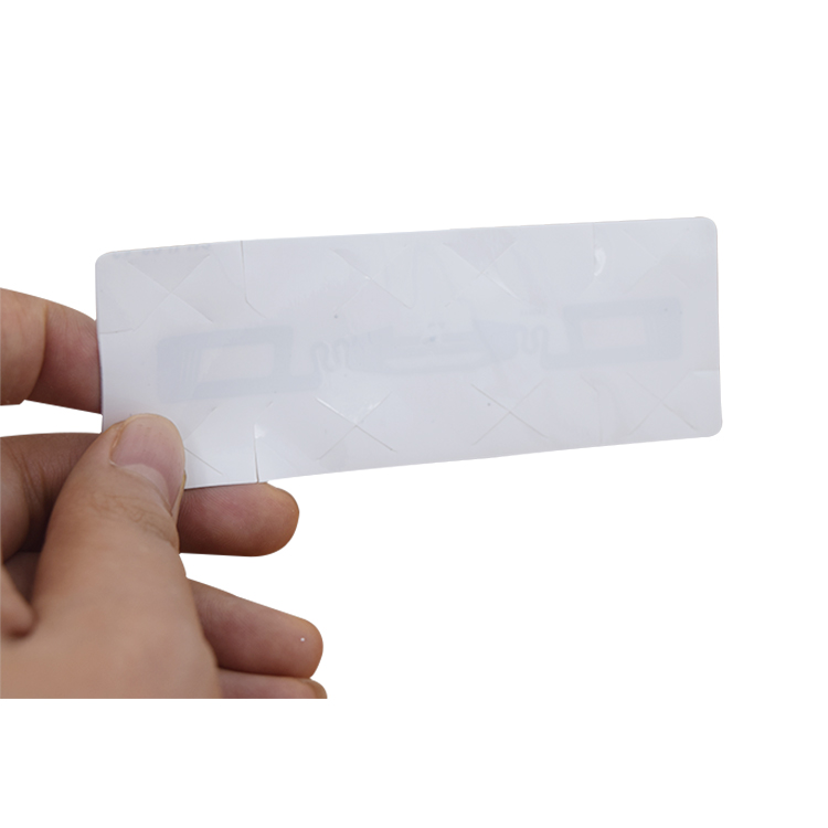 UHF PET RFID Tag Sticker Waterproof Destructible For Vehicle Windshield
