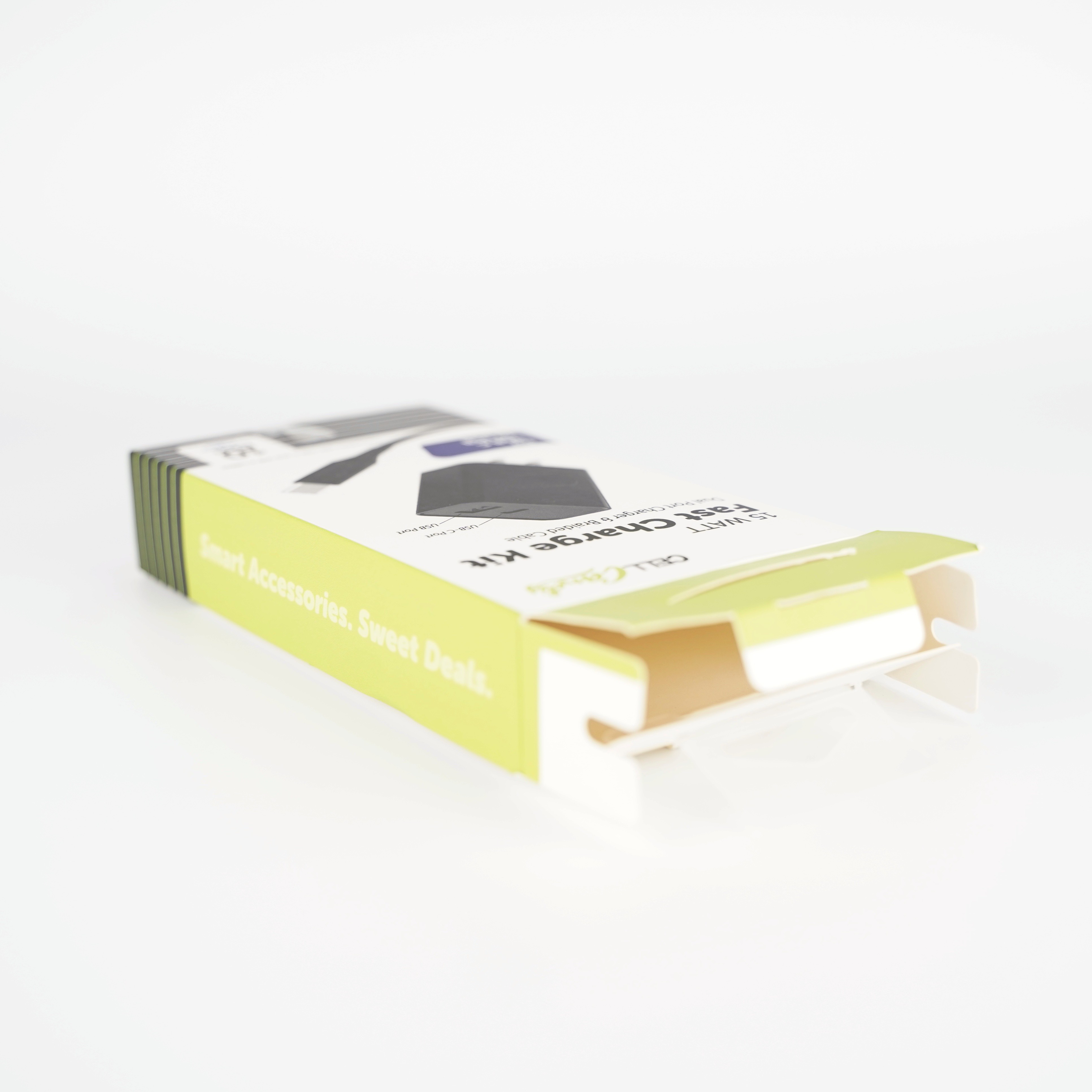 Custom 3C Products Package Boxes USB Charge Box Packaging With Plastic Hook