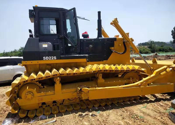 Construction Crawler Bulldozer , 220HP Coal Bulldozing Machines Shantui Dozer Sd22