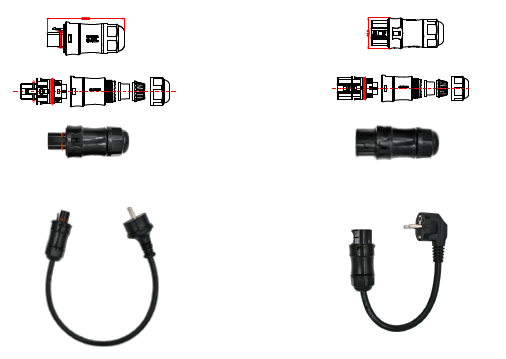 New energy European standard IEC62196-2type2 ev car charger electric vehicle charging station three-phase 32A charging gun