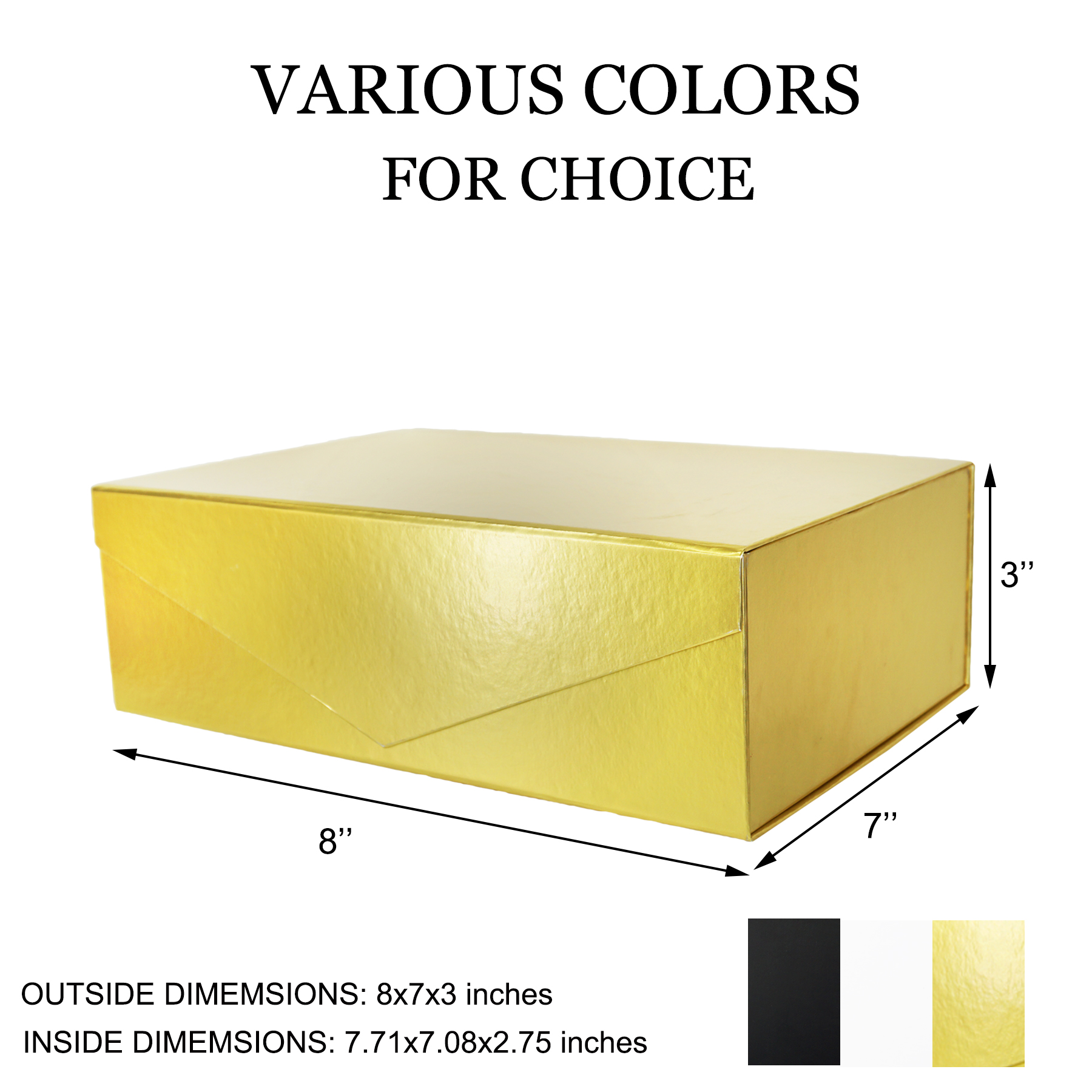 Magnetic Collapsible Rectangle Cardboard Presentation Boxes For Party Wine Packaging