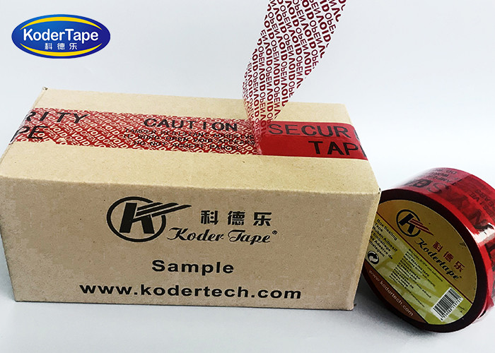 Custom Tamper Packing Adhesive Tape Evident Carton Sealing Security Void Open Warranty