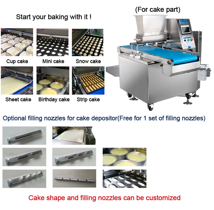Energy Saving Mono Formatic Cookie Depositor Baking Equipment