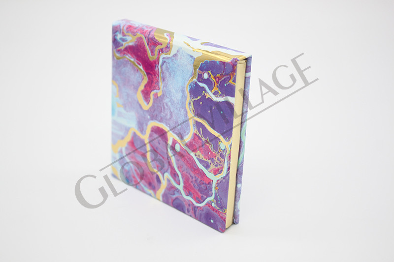 Single Open Blank Makeup Palette Empty Magnetic Customized C2S Paper