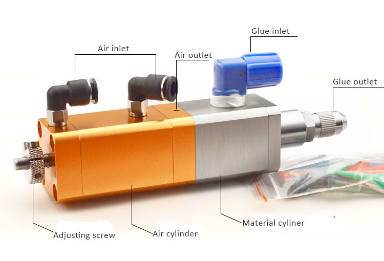 Single And Double Dispensing Valve High Precision Micro Dispensing Valve