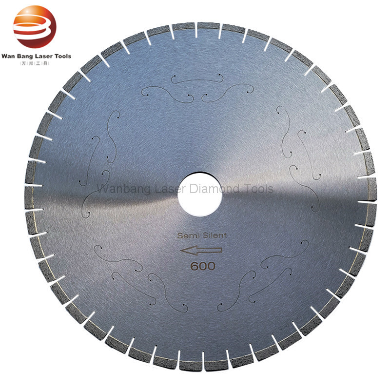 42 Seg Brazed 600mm Diamond Saw Blades For Granite Cutting