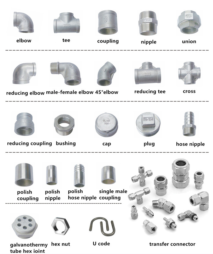 Double Male Threaded 90 Degree Pipe Fittings 304 4 Inches Ss Tube Fittings