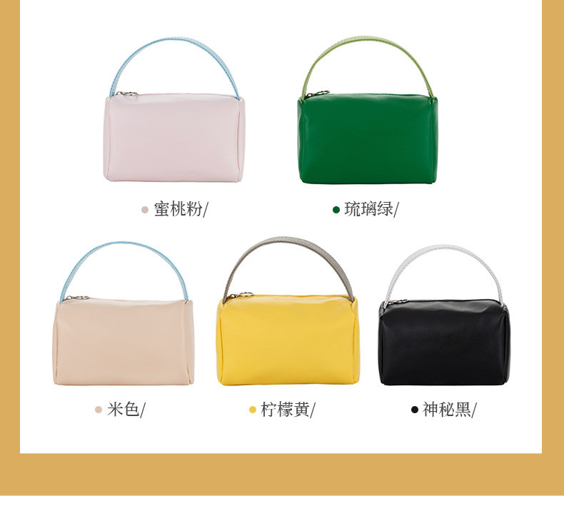 NEW PORTABLE MAKEUP BAG LARGE CAPACITY CANDY COLOR TRAVEL PORTABLE TOILETRY BAG SUNDRIES ORGANIZE MAKEUP STORAGE BAG