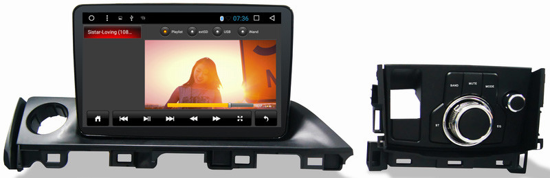 Ouchuangbo 9 inch car radio 1024*600 android 6.0 for Mazda 6 Atenza 2016 with SWC 3g wifi bluetooth gps navigation