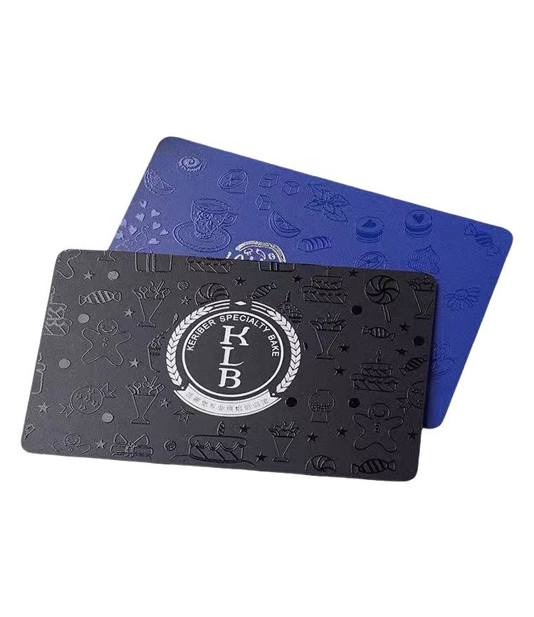 Embossing Printing Matte PVC Magnetic Stripe Contact IC RFID Cards Embossed Business Cards