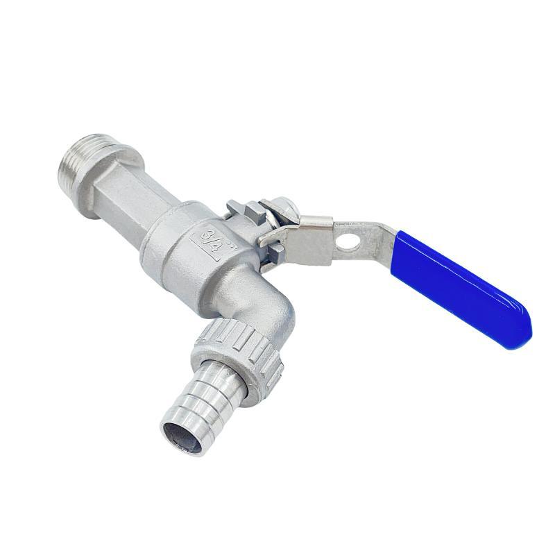 Manufaturer Price Bibcock Stainless Steel Water Valve Faucet
