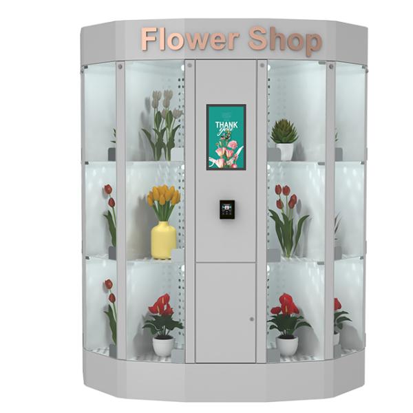 Customized Flora Vending Machine / Flowers Band Vending Machine 18.5 Inch