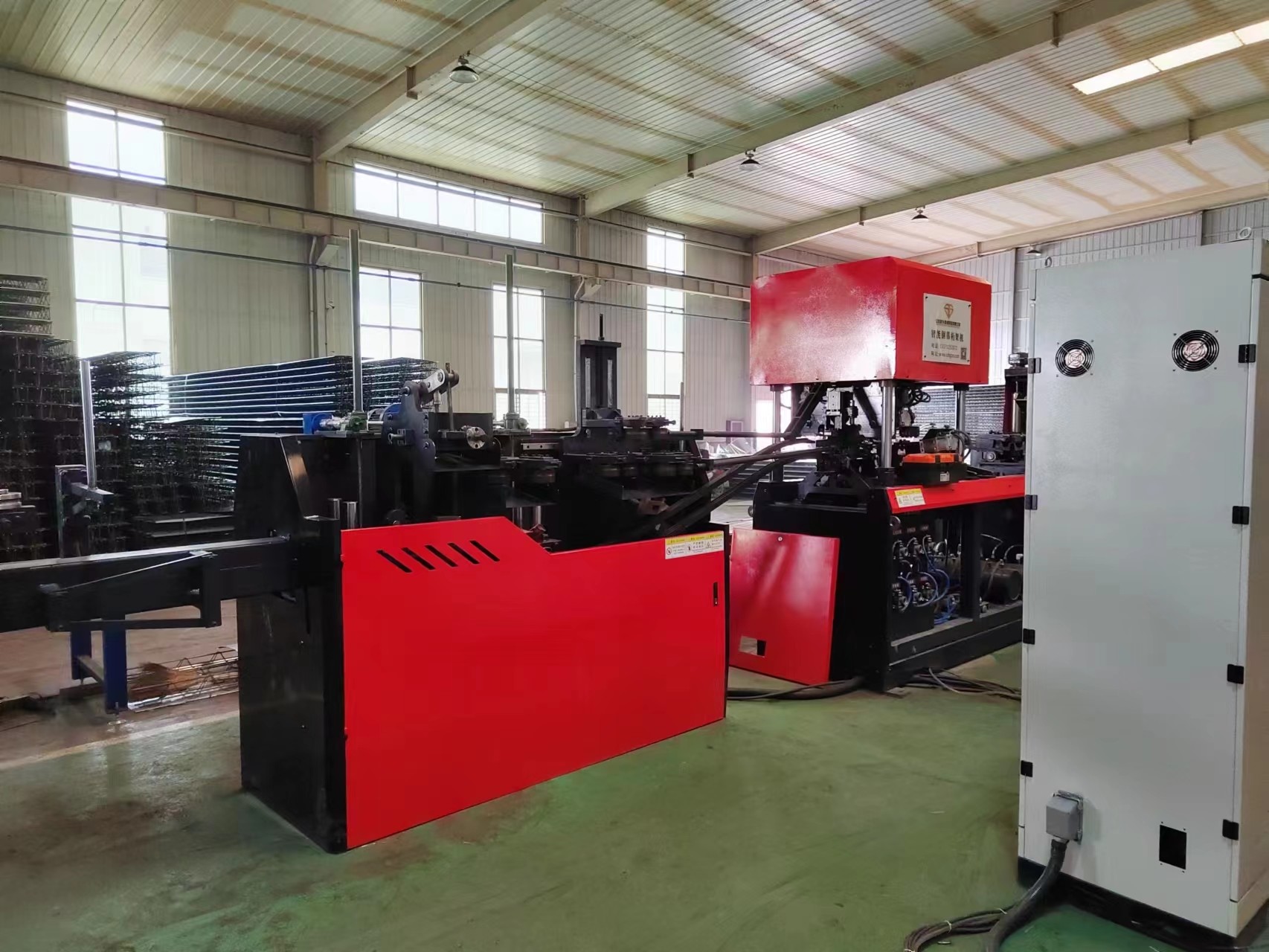 ERW Automatic Square Pipe Welding Machine 47000mm*3500mm*4000mm PLC Controlled