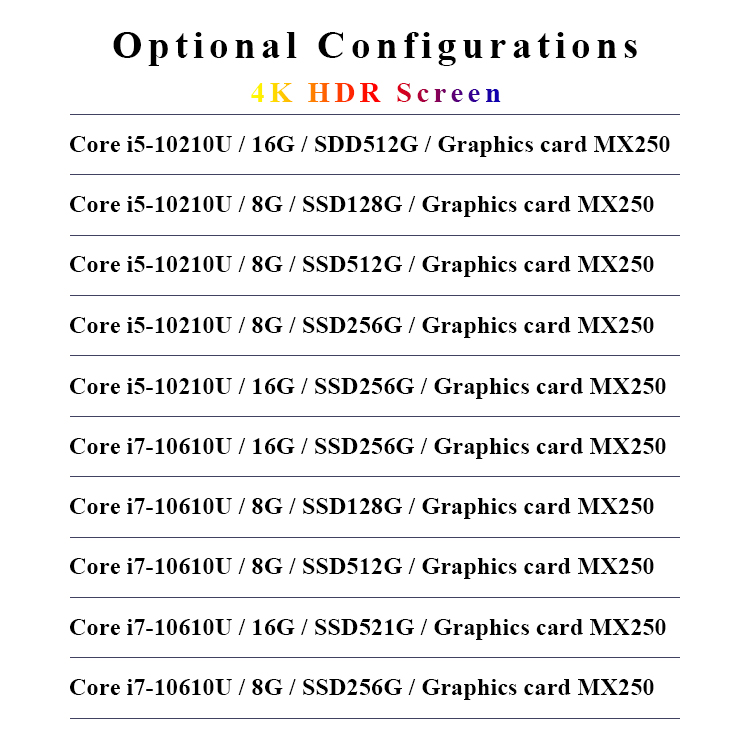 Convertible Ultra Thin Laptop Notebook With WIFI And NVIDIA GeForce MX250