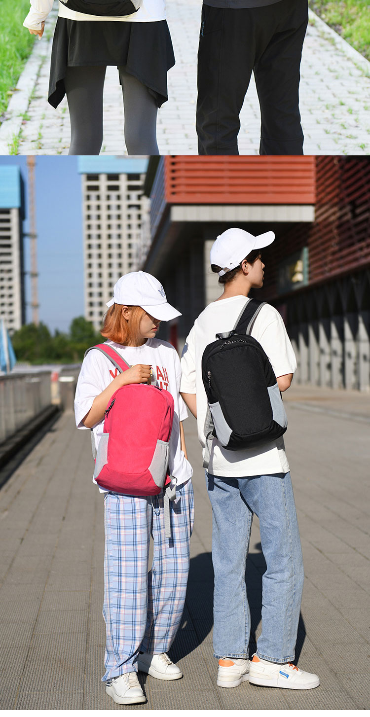 Light Weight Foldable Waterproof Running Backpack , Polyester Lining Unisex Travel Bag
