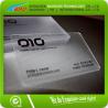 Buy cheap Custom Fashion Transparent Company PVC Business Card from wholesalers