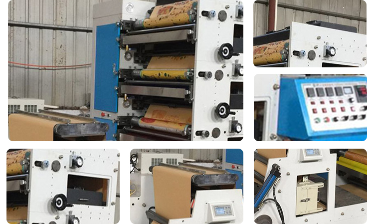Automatic Flexographic Printers Plastic Manufacturing Machine Flexo Printing 4 Color