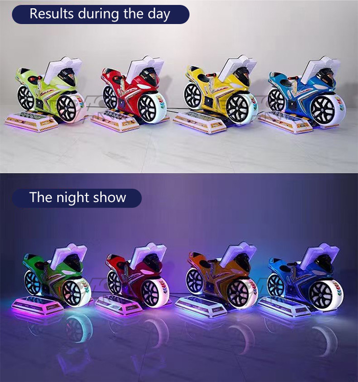 150W Motorcycle Racing Game Machine Kiddie Ride Arcade Simulator