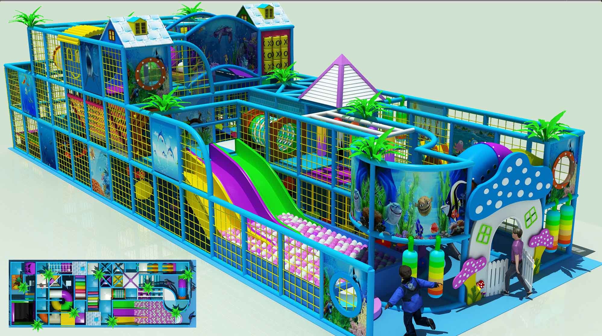magic circle theme indoor soft park indoor play equipment for cafeteria