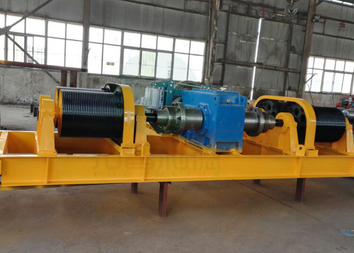 5 ton material pulling wire rope winch for crane with double hook