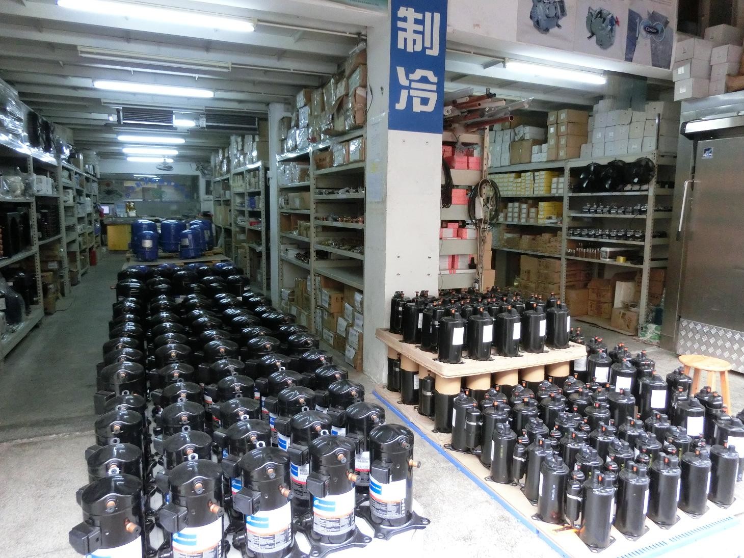 R404a Refrigerant ZB45KQE TFD Emerson Copeland Hermetic Compressor For Air Conditioning