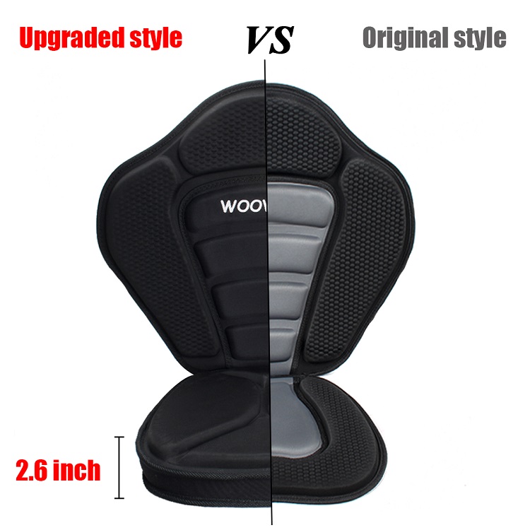 Convenient Small Bag Included Thicker Style Kayak Seat for Lakes Rivers 50*48*8cm