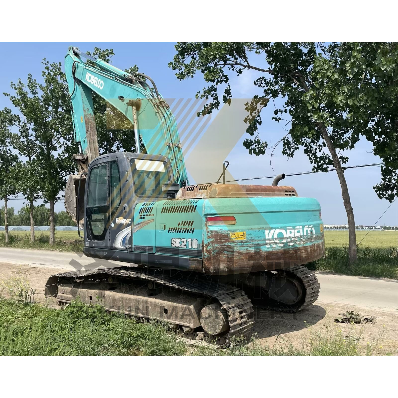 Second Hand Kobelco SK210-8 SK210 Excavator with Hydraulic Valve