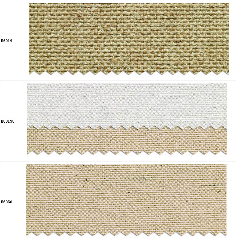 Multiple Sizes Cotton Canvas Roll , Coarse Grain Heavy Duty Canvas Fabric Roll