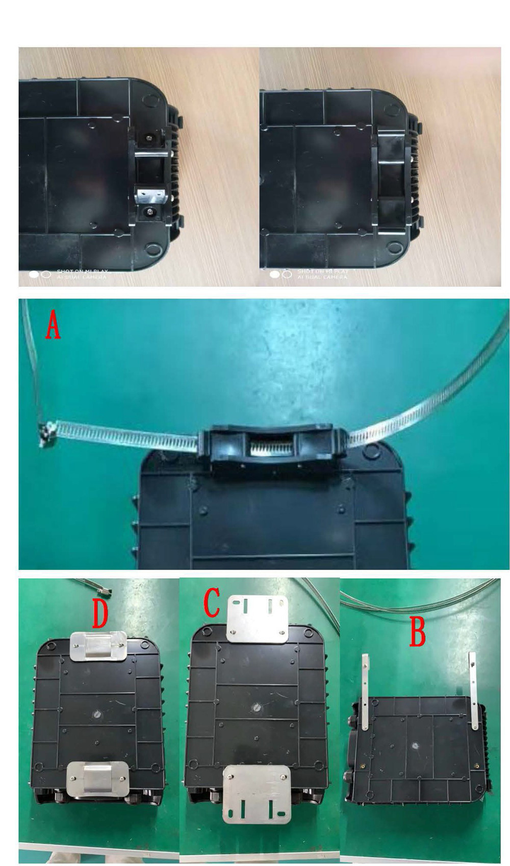 Outdoor 16 Port Waterproof FTTH Terminal Box Fiber Splitter Distribution Box