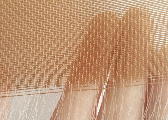 Copper Wire Material Glass Laminated Architectural Wire Mesh Is For Room Divider