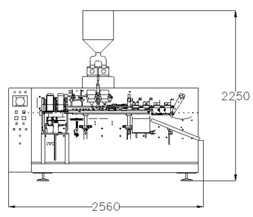 Double Feeding Horizontal Doypack Packing Machine 304L Stainless Steel