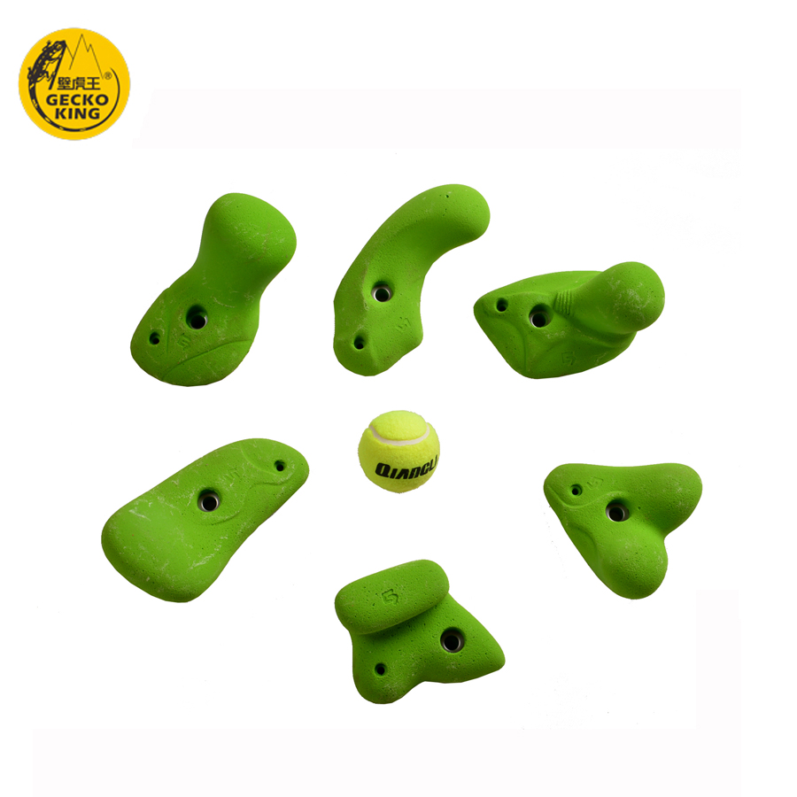 Large size bright green fast shipping wall holds for your climbing wall customization