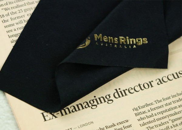 Eco Friendly Microfiber Glasses Cloth Needle 1 And 2 Bronzing Printing