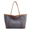 Buy cheap Canvas tote bags in blue black dark green color customize bag promoation gifts from wholesalers