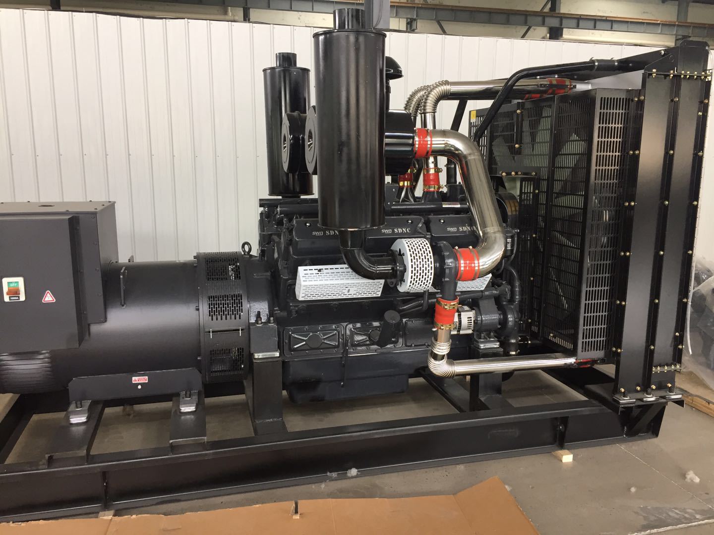 Smargen Control Panel 400KW Shanghai Shendong Diesel Generator Set ISO9001 Automatic Start