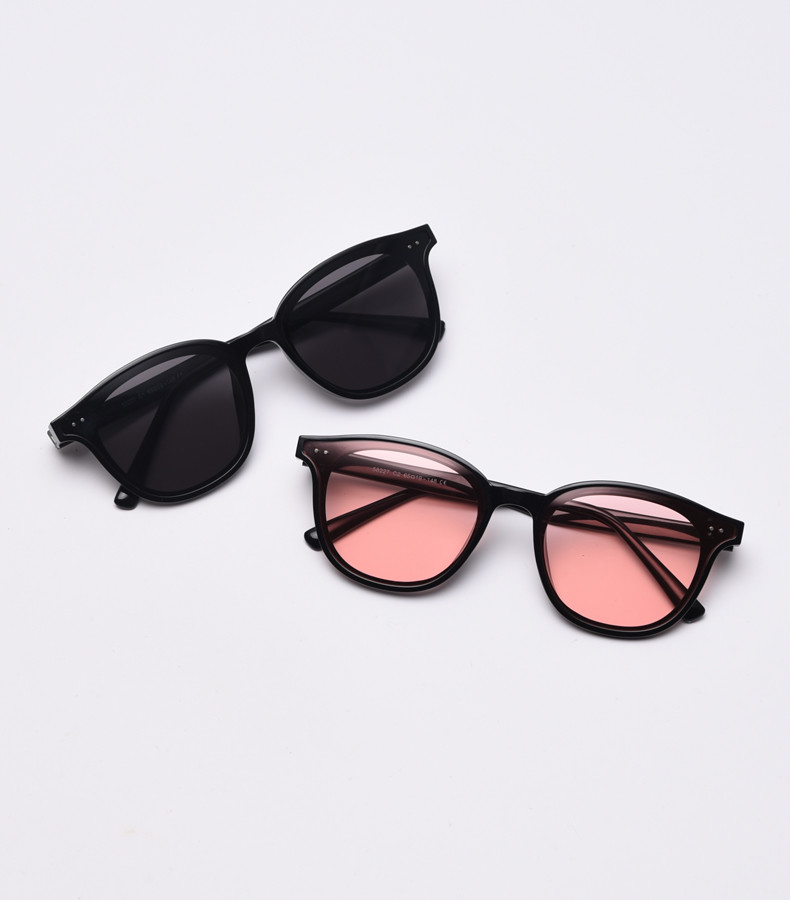 BSCI Round Frame Eyeglasses Colorful Ocean Lens Unisex Trendy Square Sunglasses
