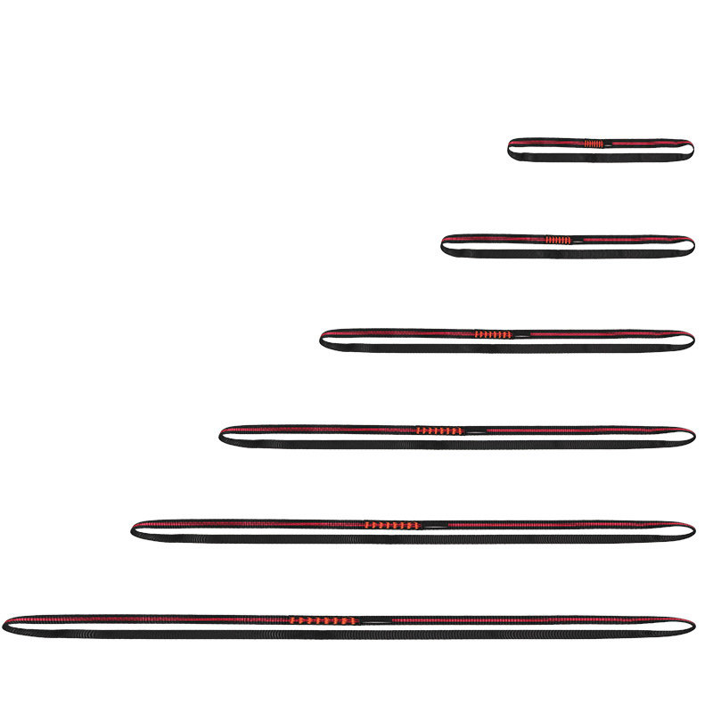Polyester Reinforced Yarn 220cm Sling for Quick Hanging Protection in Outdoor Climbing