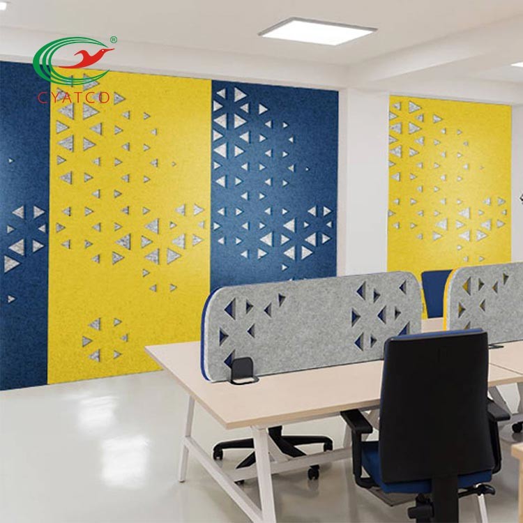 Nontoxic Durable Perforated Acoustic Board , Multiscene Hanging Acoustic Screens
