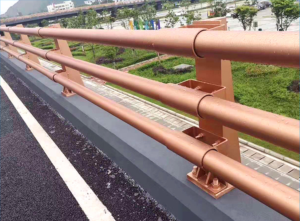 Hot Dipped Galvanized Stainless Steel Q235 Q345 Bridge Guardrails