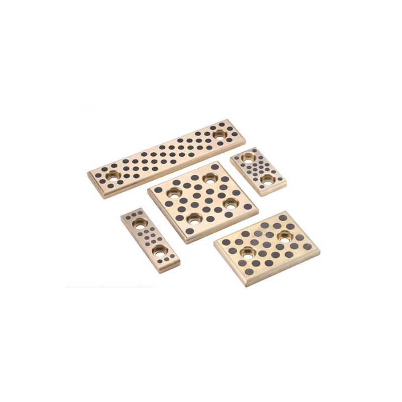 Anti Corrosion Self Lube Wear Plates Tin Bronze Graphite Plugged Bearing