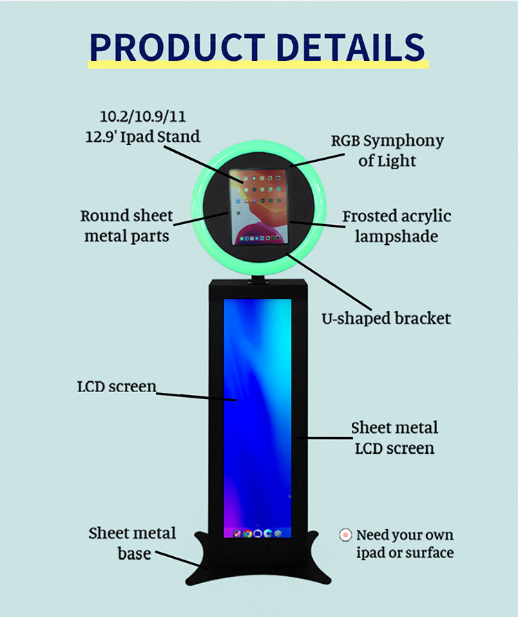 Ipad Photo Booth Shell By Danda Photos Booths Plug and Play Made In China