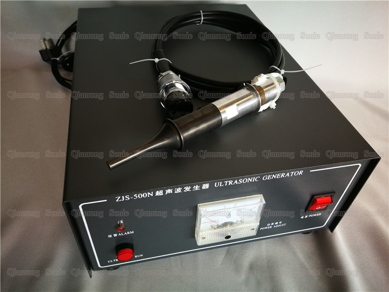 Welding Ultrasonic Piezoelectric Transducer With Steel Horn For Tea Bag Packing