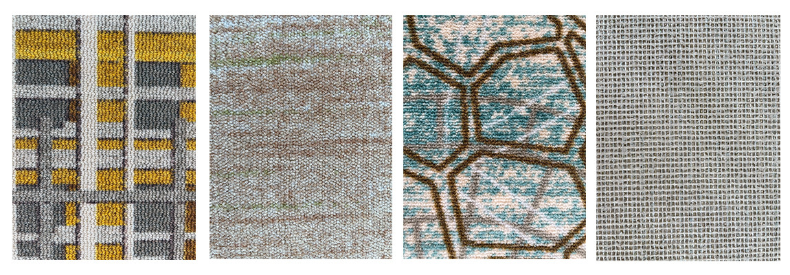 100% Nylon 6 Printed Carpet Luxury Hospitality Carpet Concinnity Style Loop Pile
