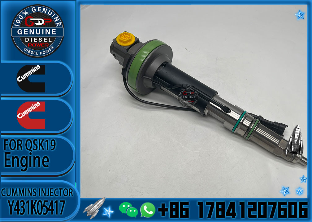 Diesel High Pressure Common Rail Fuel Injector Y431K05558 Y431K05417 4964170 4964171 2867149 For QSK19 Diesel Engine